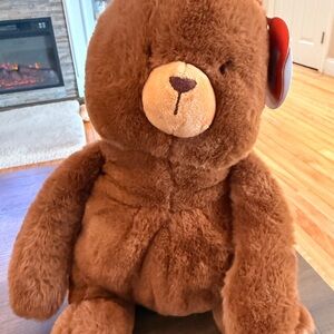 Target Giggle Scape Brown Bear Stuffed Animal Plush 12” NWT 2024